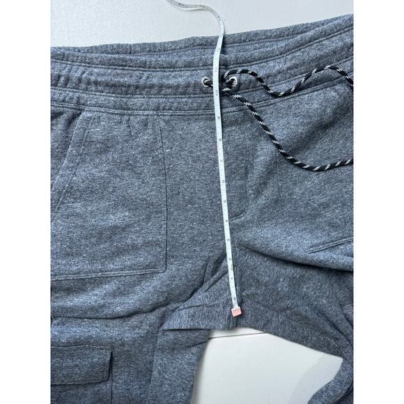 Calvin Klein Women's Active Embroidered-Logo Cargo Pants BLK HEATHER NWT SIZE L - Picture 9 of 10
